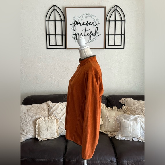 Arc’teryx Quarter Zip Orange Long Sleeve Jacket Size L Outdoor Hiking Gorpcore - Picture 10 of 13